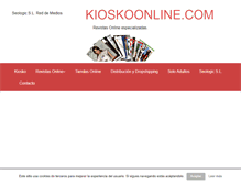 Tablet Screenshot of kioskoonline.com